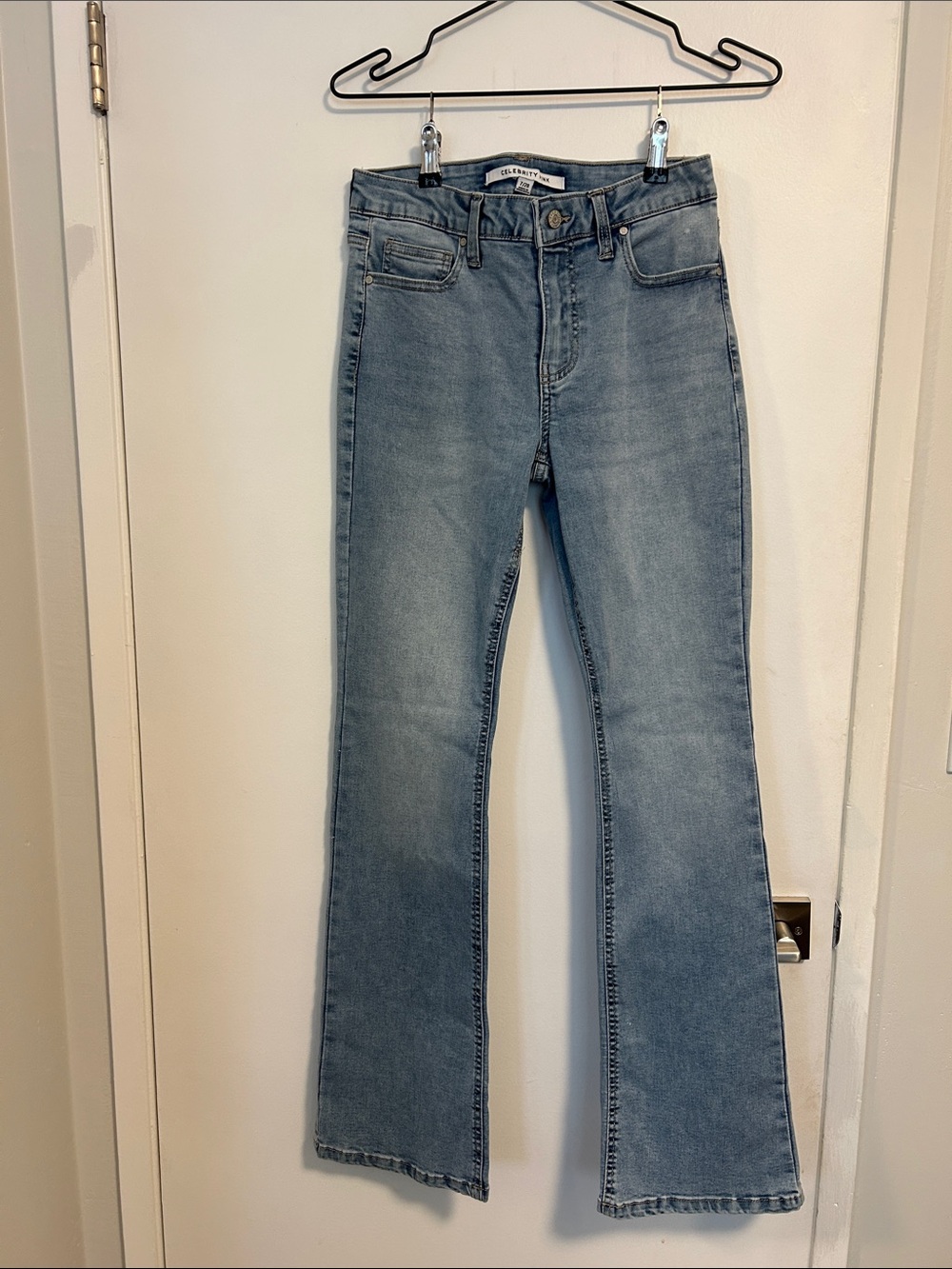 Celebrity Pink Light Blue Flare Jeans